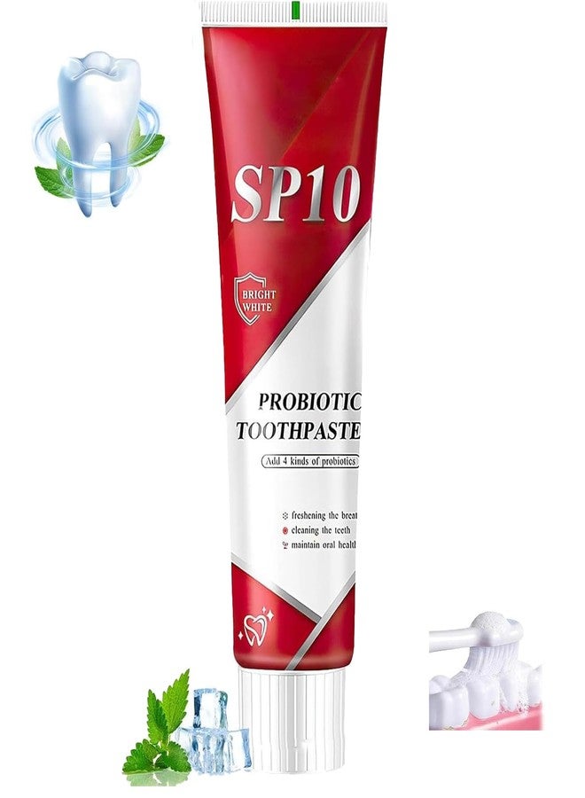 Aiwejay SP10 Probiotic Toothpaste, SP 10 probiotic Toothpaste whitening, Fresh Breath Formula with Probiotics, Deep Cleaning - Image 1