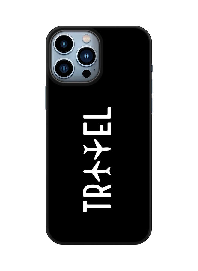 Case for Apple iPhone 14 Pro Max Slim Snap Classic Series Mobile Cover Hard PC Shield Matte Finish Print - Travel