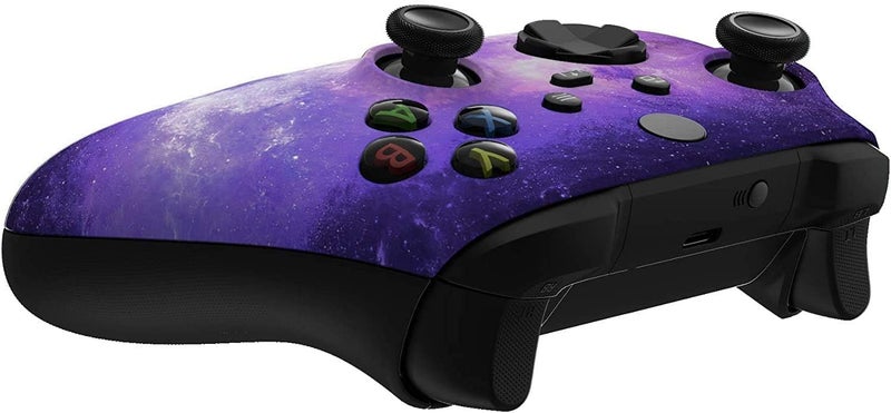 Premium Controllerz Store Custom Controller for Xbox Series X/S - One - PC - Custom Gaming Controller -Soft Shell for Comfort Grip X (Galaxy) - Image 5