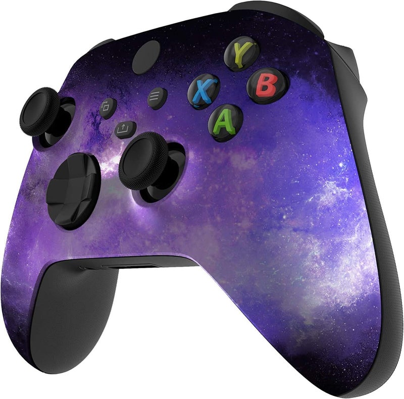 Premium Controllerz Store Custom Controller for Xbox Series X/S - One - PC - Custom Gaming Controller -Soft Shell for Comfort Grip X (Galaxy) - Image 4