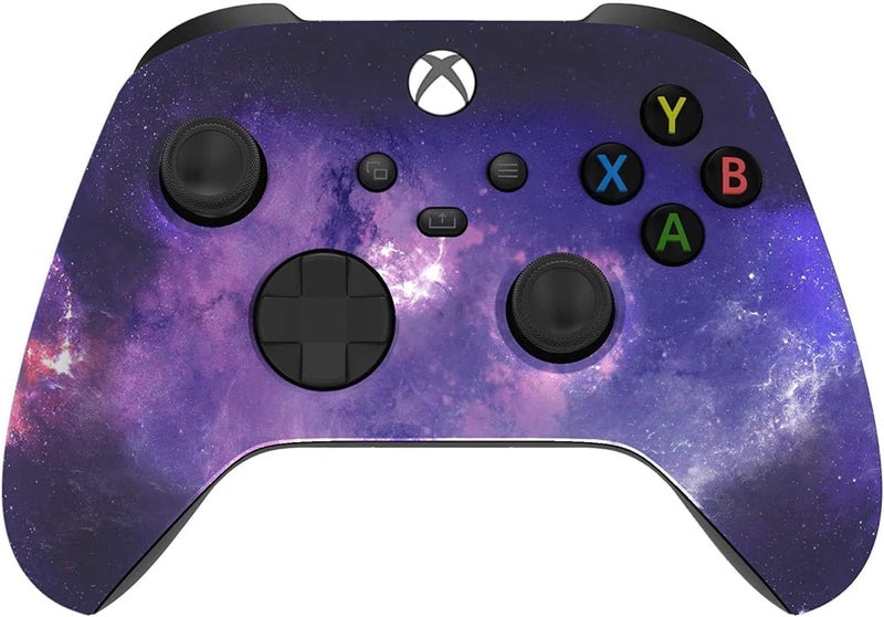 Premium Controllerz Store Custom Controller for Xbox Series X/S - One - PC - Custom Gaming Controller -Soft Shell for Comfort Grip X (Galaxy) - Image 1