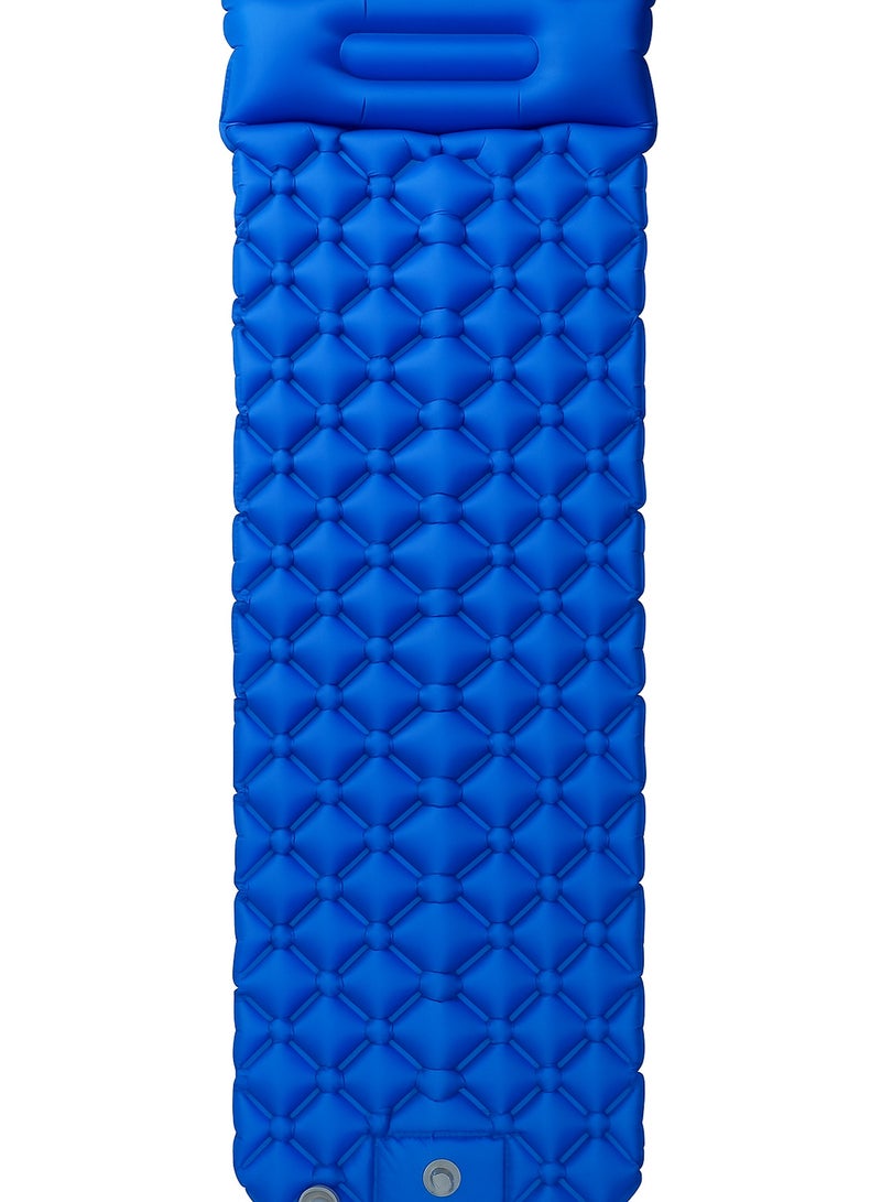 GO2CAMPS Foot Inflatable Camping Bed for Camping Tent Fit | Bag pack Lightweight Portable Air Mattress with Built-in Foot Pump, Waterproof & Compact Sleeping Pad for Outdoor Camping, Beach, Hiking, Trip , Picnic Traveling & Backpacking – 190 x 60 x 5 cm Random Colors - Image 4