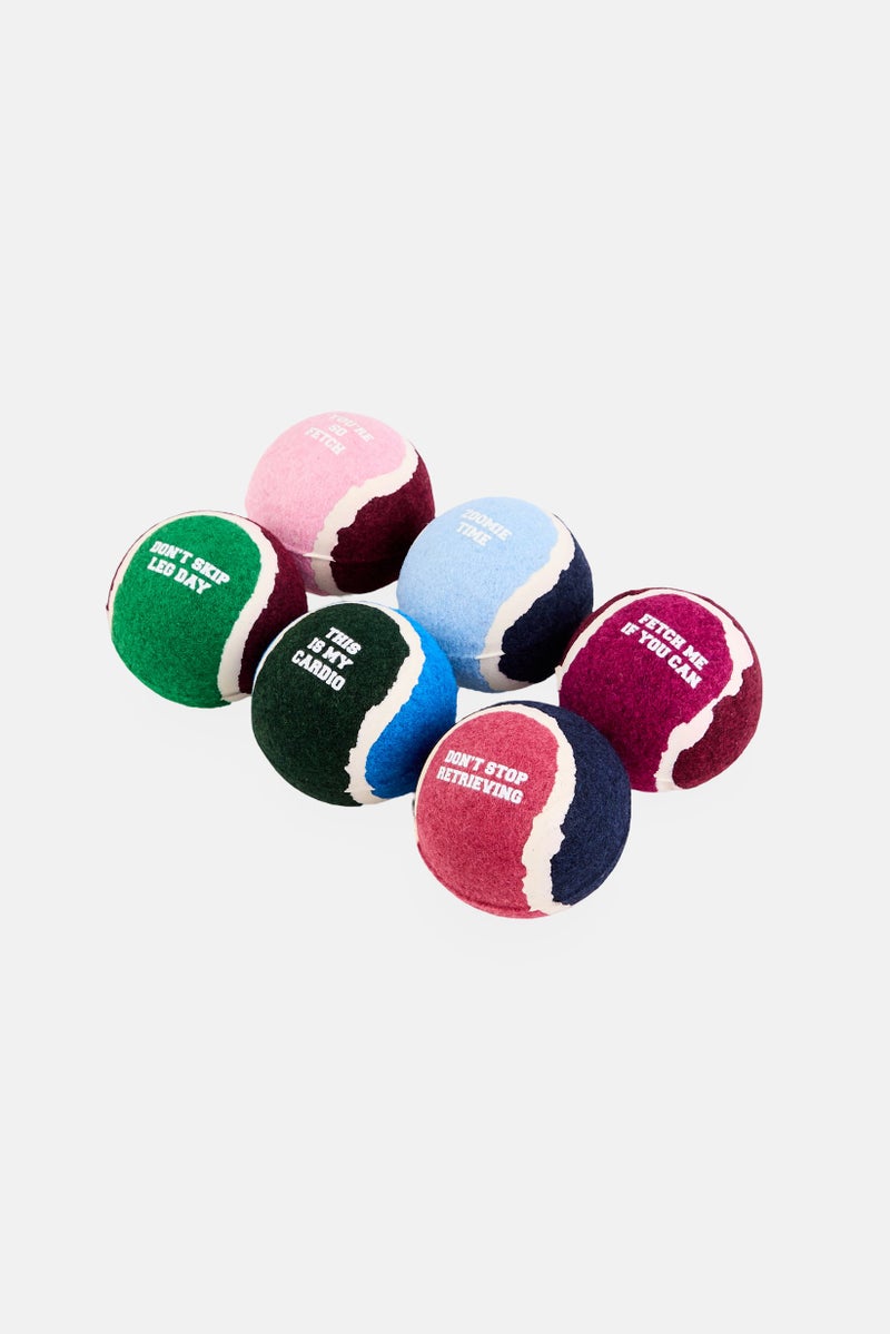 POSH 6 Pieces Mini Tennis Balls for Dogs - Image 3