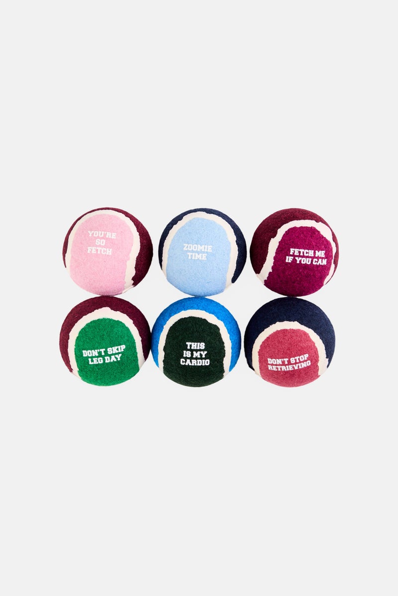 POSH 6 Pieces Mini Tennis Balls for Dogs - Image 4
