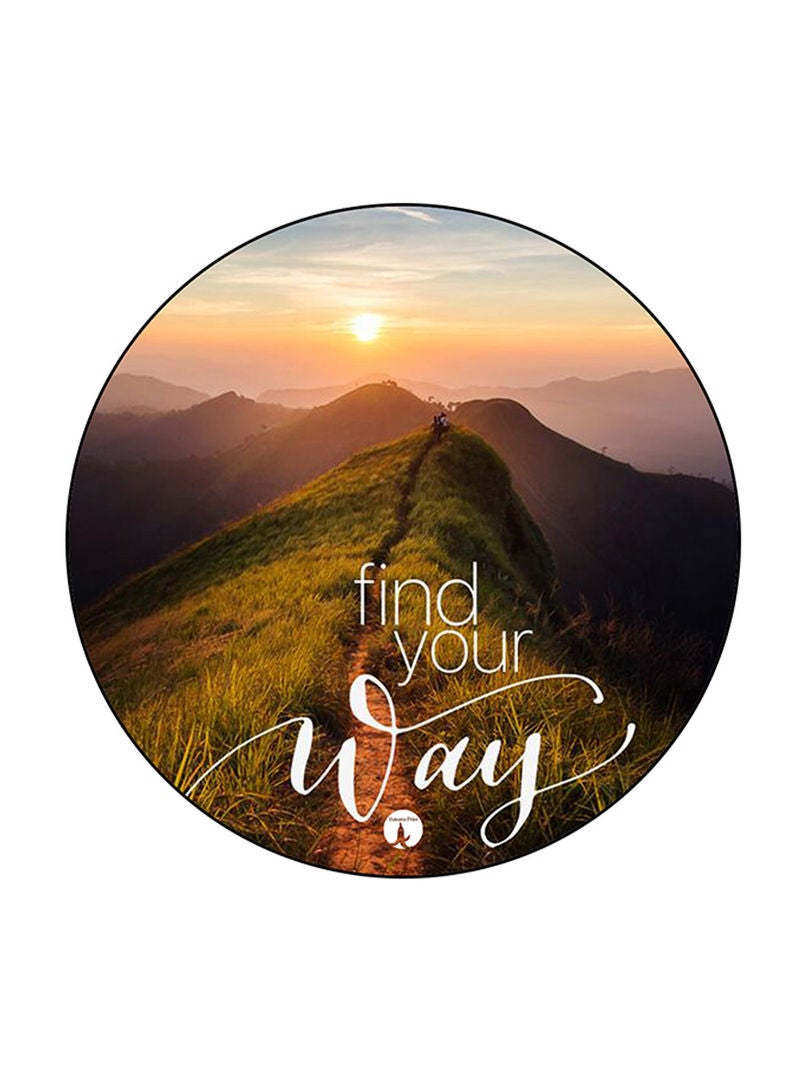 RKN English Phrases Printed Mouse Pad Multicolour