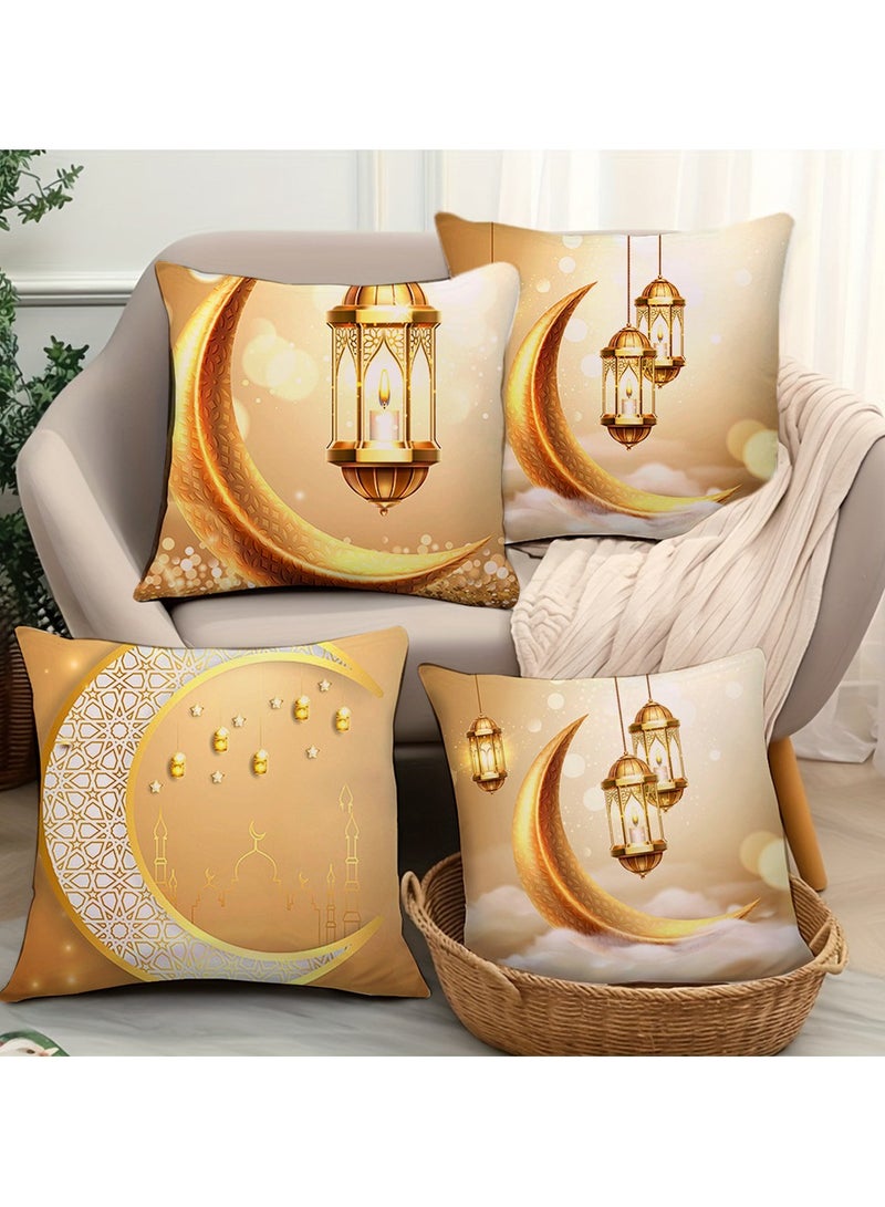 غطاء وسادة 4 قطع، 18x18  - Image 2