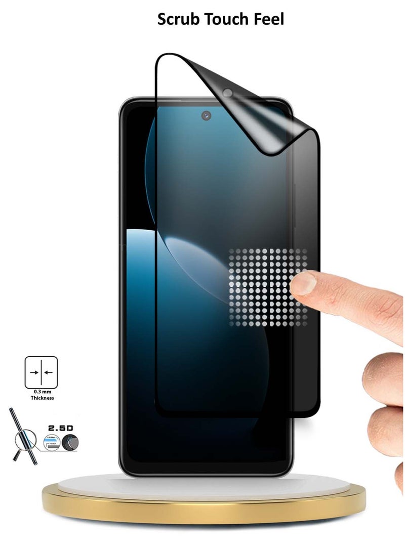 دبليو تيك حماية شاشة مرنة كاملة التغطية بحماية خصوصية نانو سيراميك من هواوي نوفا Y73 4G 2025 - شفاف/أسود - Image 4