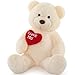MaoGoLan Big Teddy Bear Stuffed Animal Soft and Cuddly Giant White Teddy Bear Plush with I Love You Red HeartValentines Gift for KidsGirlfriendBoyfriendLover36 inches - Image 2