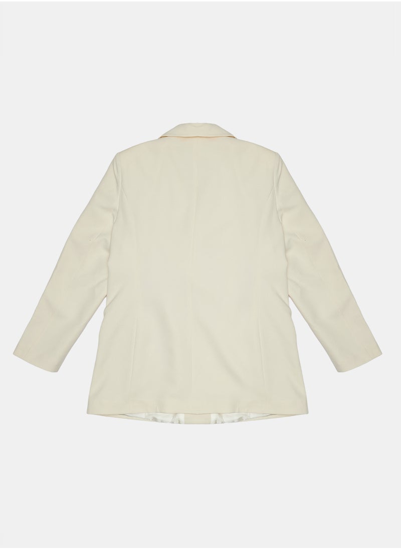 trendyol - Oversize Lined Woven Blazer Jacket TWOSS22CE0077 - Image 1