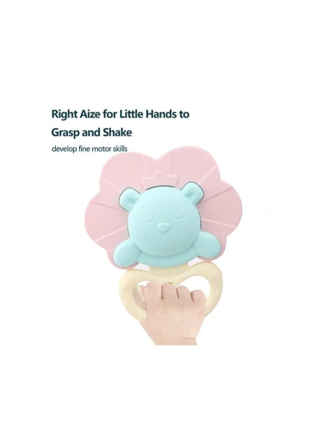 PROMASS Newborn Rattles Sensory Toys Shake and Grab Rattle Toy Early Education with Storage Box Infant Holiday Christmas Gifts for 0-12 Months (8pcs) - Image 5