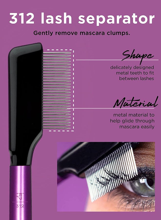 REAL TECHNIQUES Flawless Base Brush Set and Eyeshadow Brush Set with 6 Miracle Sponges Multicolour - Image 4