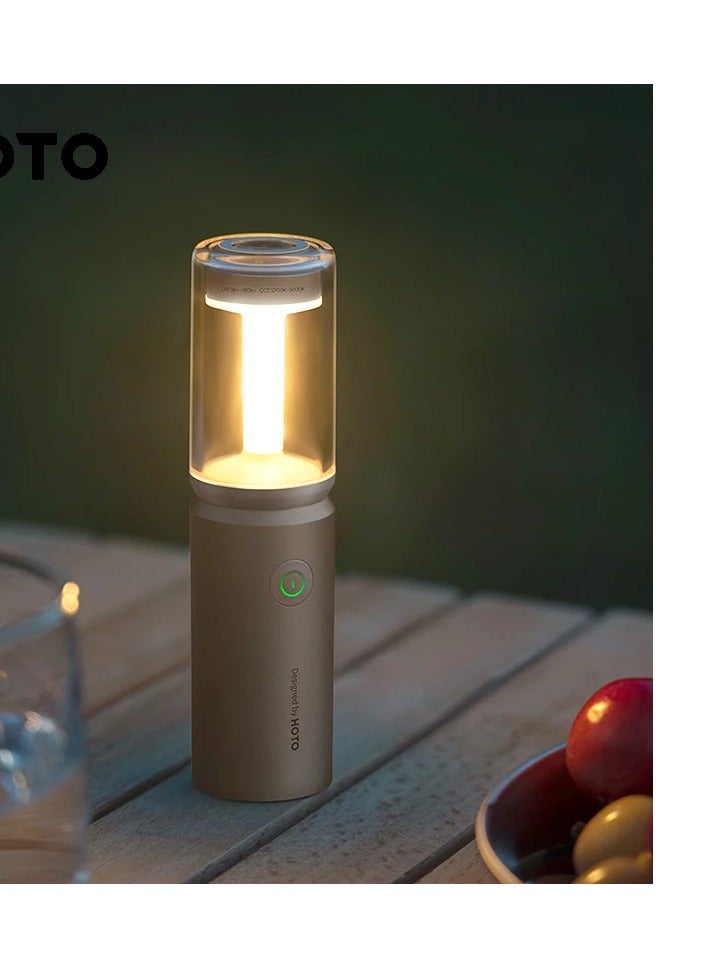 Camping Light Rechargeable Waterproof Flashlight Camping Lantern 3 Modes Mini Outdoor Hanging Camp Lamp Tent Lighting Torch - Image 1