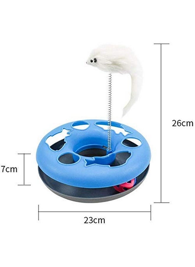 Generic - 360° Motion Elastic Mouse Catch Circle With Ball Motion To Exercises And Satisfy Instinct With Fun Toy - Color May Vary (Pack Of 1) - Image 1
