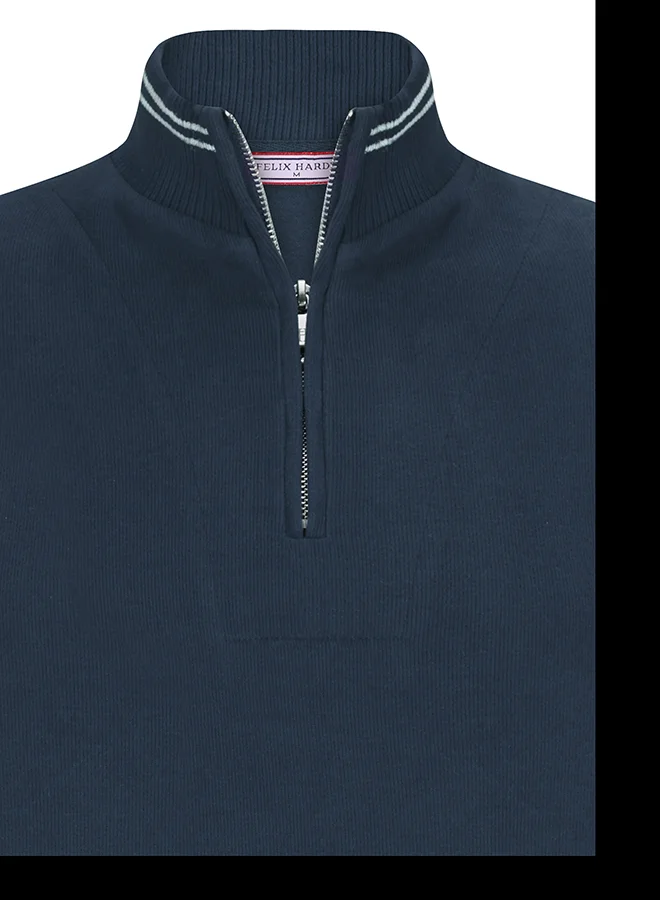 فيليكس هاردي Half-Zip Knit Sweater