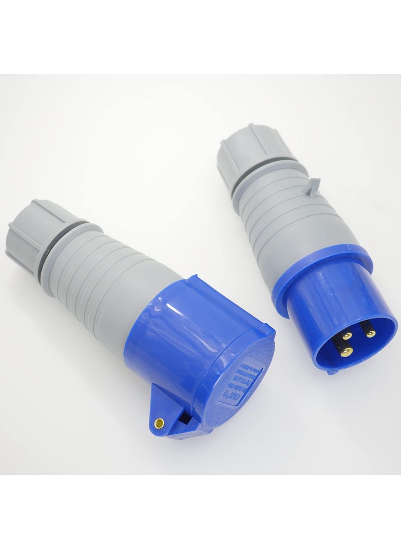 POWER Power 220440VAC Industrial Panel Socket With Plug IP44 Waterproof Plug socket Male Female Connector 323 plug Socket 10  - Image 1