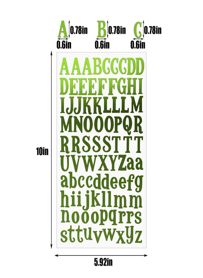 iKammo 10 Sheets 880pcs Alphabet Letter Stickers PU Material Self-Adhesive Planner & Photo Stickers for DIY Arts and Crafts, Bullet Journals, Scrapbooks, Calendars - Image 4