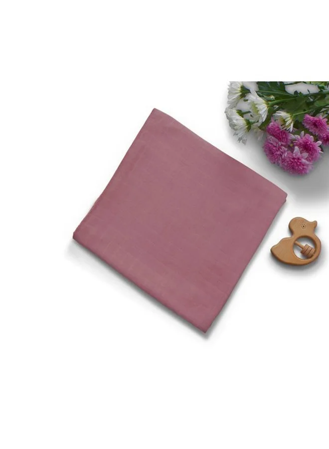 Anvi Baby Organic Bamboo Muslin Swaddle Wrap-Purple Rain