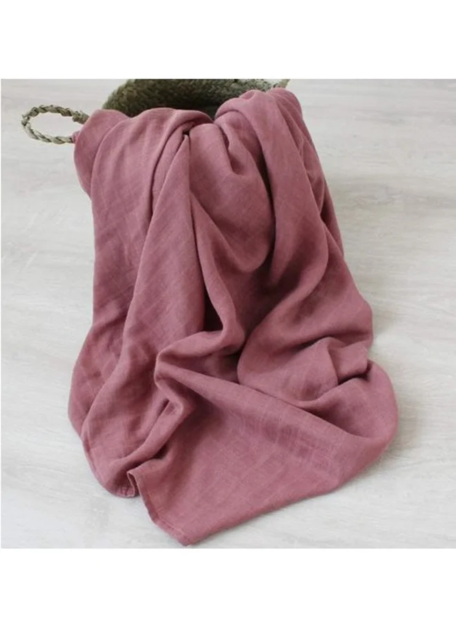 Anvi Baby Organic Bamboo Muslin Swaddle Wrap-Purple Rain