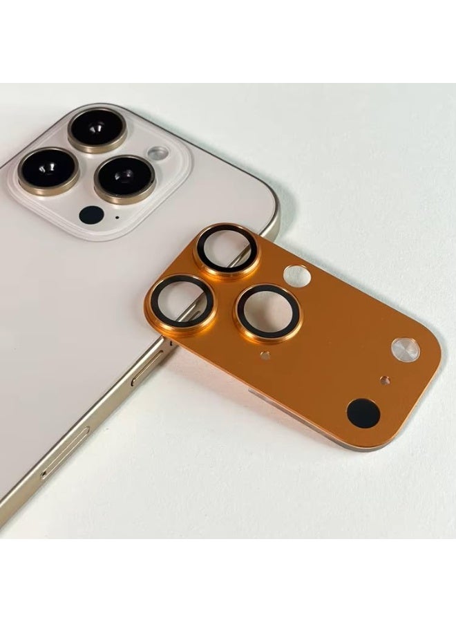 Muzz حامي عدسة الكاميرا ومحول متوافق مع آيفون 14 برو ماكس، آيفون 15 برو ماكس، آيفون 16 برو ماكس يتحول إلى آيفون 17 برو ماكس (برتقالي، آيفون 14-15-16 برو ماكس إلى 17 برو ماكس) - Image 1