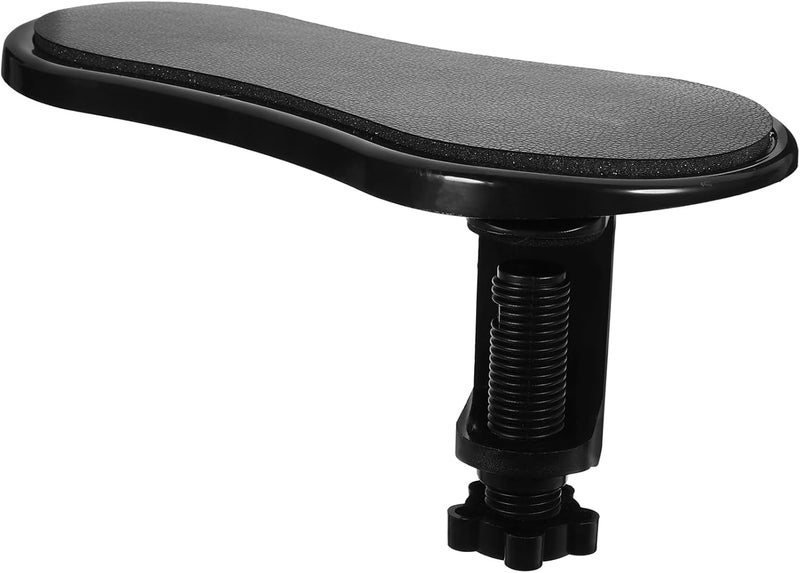 Ergonomic Mouse Wrist Rest and Elbow Support Pad with Rotatable Pu Leather and Sponge Surface, Non-Slip Desk Arm Elbow Rest for Office Computer and Keyboard Use - Image 1