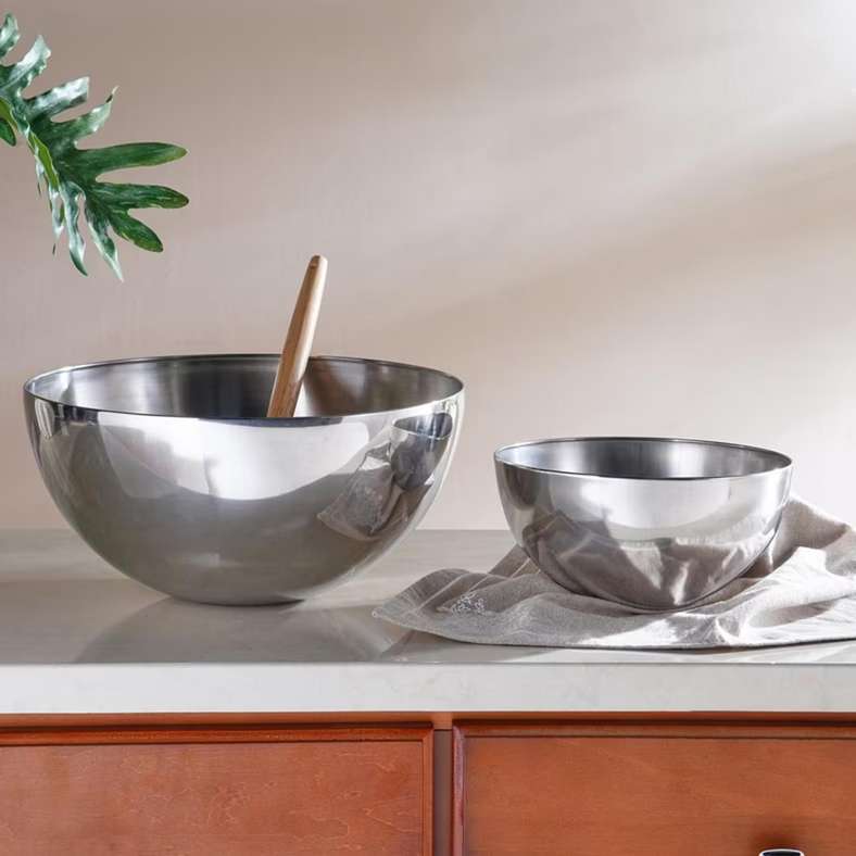 Pan Home Stainless Steel Mixing Bowl - Chrome - Image 4
