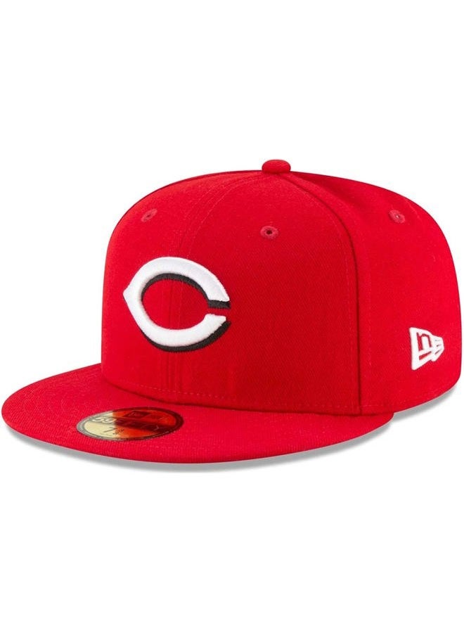 NEW ERA MLB 59FIFTY Team Color Authentic Collection Fitted On Field Game Cap Hat (as1, Numeric, Numeric_7_and_7_eighths, Cincinnati Reds) - Image 1