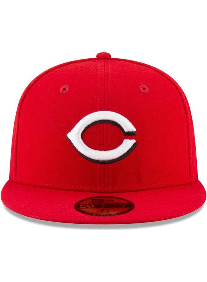 NEW ERA MLB 59FIFTY Team Color Authentic Collection Fitted On Field Game Cap Hat (as1, Numeric, Numeric_7_and_7_eighths, Cincinnati Reds) - Image 2