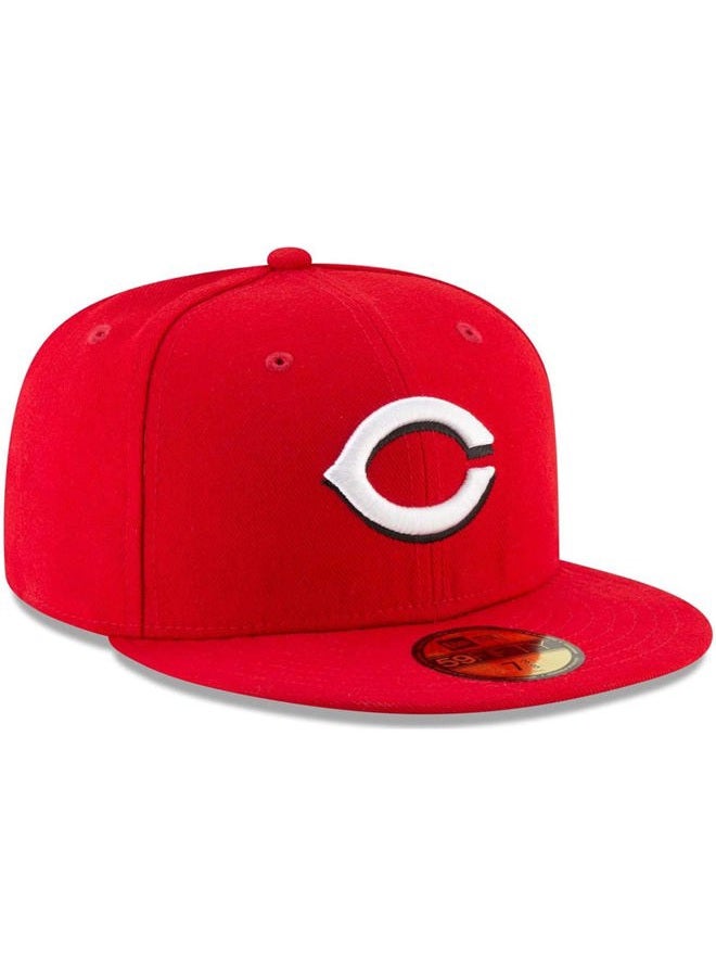 NEW ERA MLB 59FIFTY Team Color Authentic Collection Fitted On Field Game Cap Hat (as1, Numeric, Numeric_7_and_7_eighths, Cincinnati Reds) - Image 3
