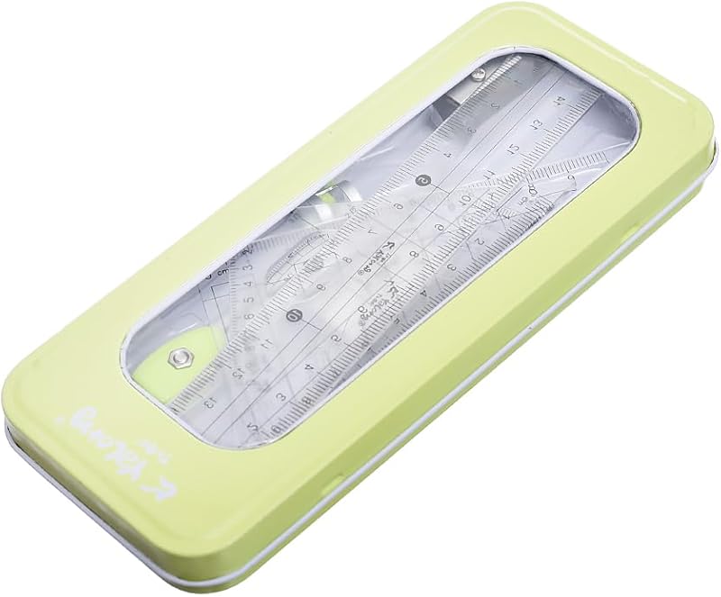Elmaayergy YL-26_YL211902-2 Geometric Tool Set Of 7 Pieces With Durable Material, Suitable For School And Home