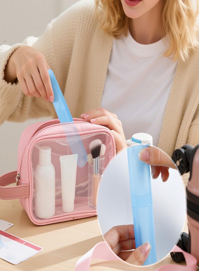 Bgtecho 24 Pcs Travel Toothbrush Case, Plastic Portable Toothbrush Storage Cases, Dust-Proof Toothbrushes Container, Breathable Toothbrush Holder for Travel Camping Home School Business, 6 Colors - Image 4