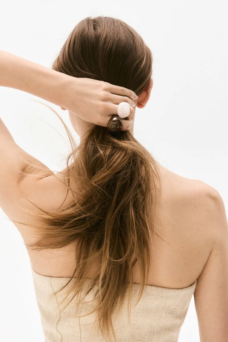 اتش اند ام خواتم بشكل صدف - عبوة من قطعتين