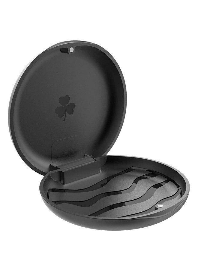 ARGOMAX 2 Pack Retainer Mouth Guards Travel Cases Black + Black - Image 3