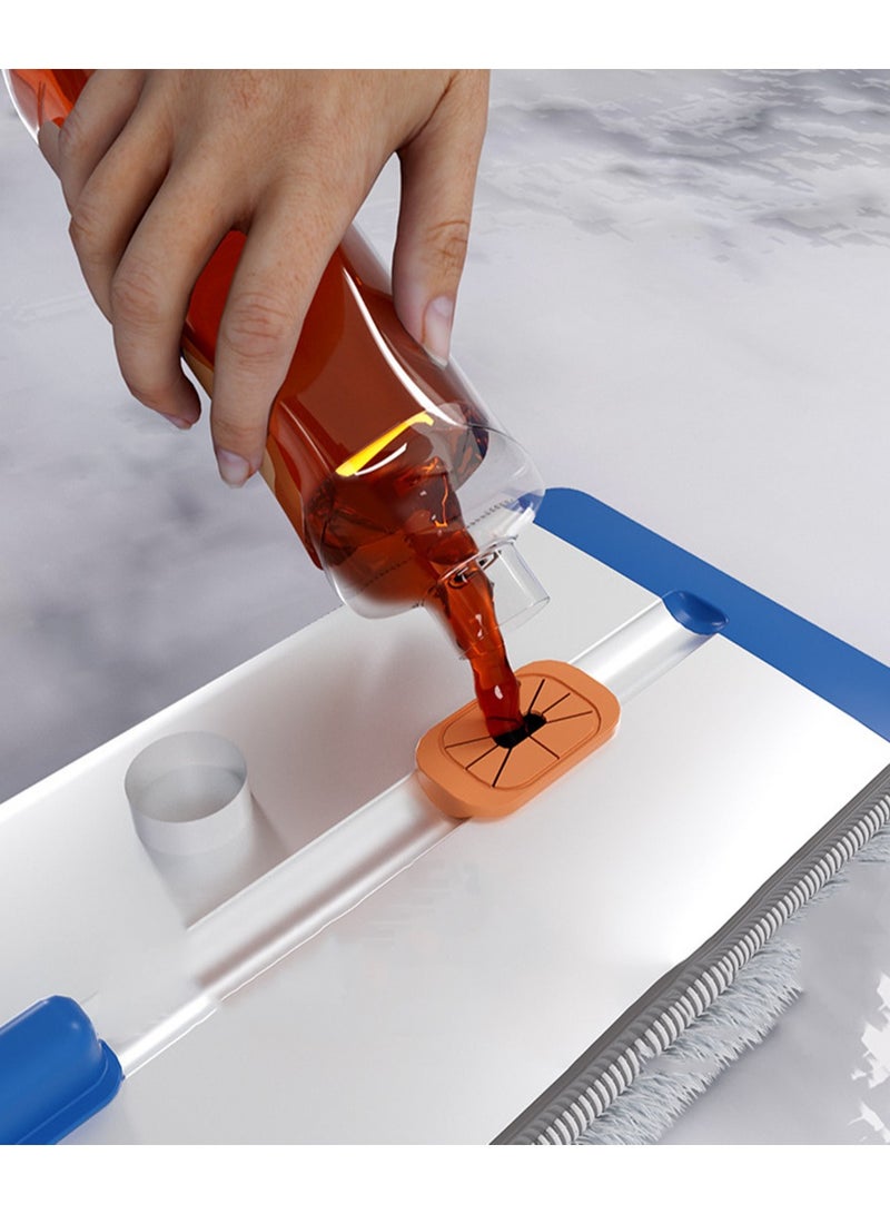 CityRiya-Long Clean Mop and Bucket Set 360° Floor Spinning Flat Mop Floor Mop & Bucket Set Microfiber Spray Mop with 6 Microfiber Pads for Floor Cleaning Spin Mop Floor Mop Bucket Cleaning System for Home Kitchen - Image 5