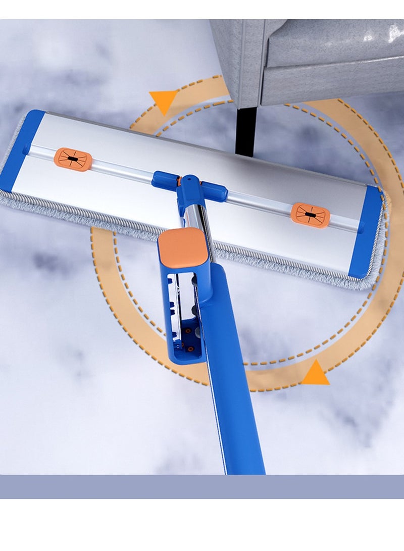 CityRiya-Long Clean Mop and Bucket Set 360° Floor Spinning Flat Mop Floor Mop & Bucket Set Microfiber Spray Mop with 6 Microfiber Pads for Floor Cleaning Spin Mop Floor Mop Bucket Cleaning System for Home Kitchen - Image 4