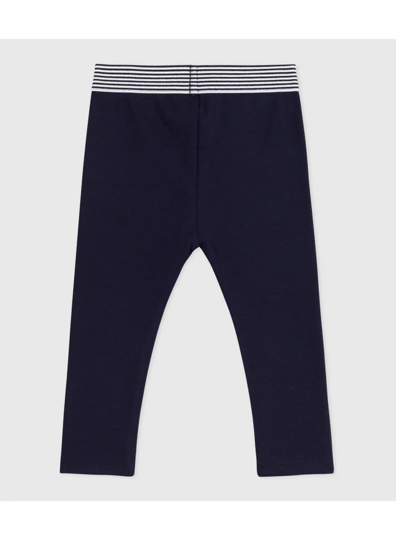 Petit Bateau Babies' thick plain cotton jeggings