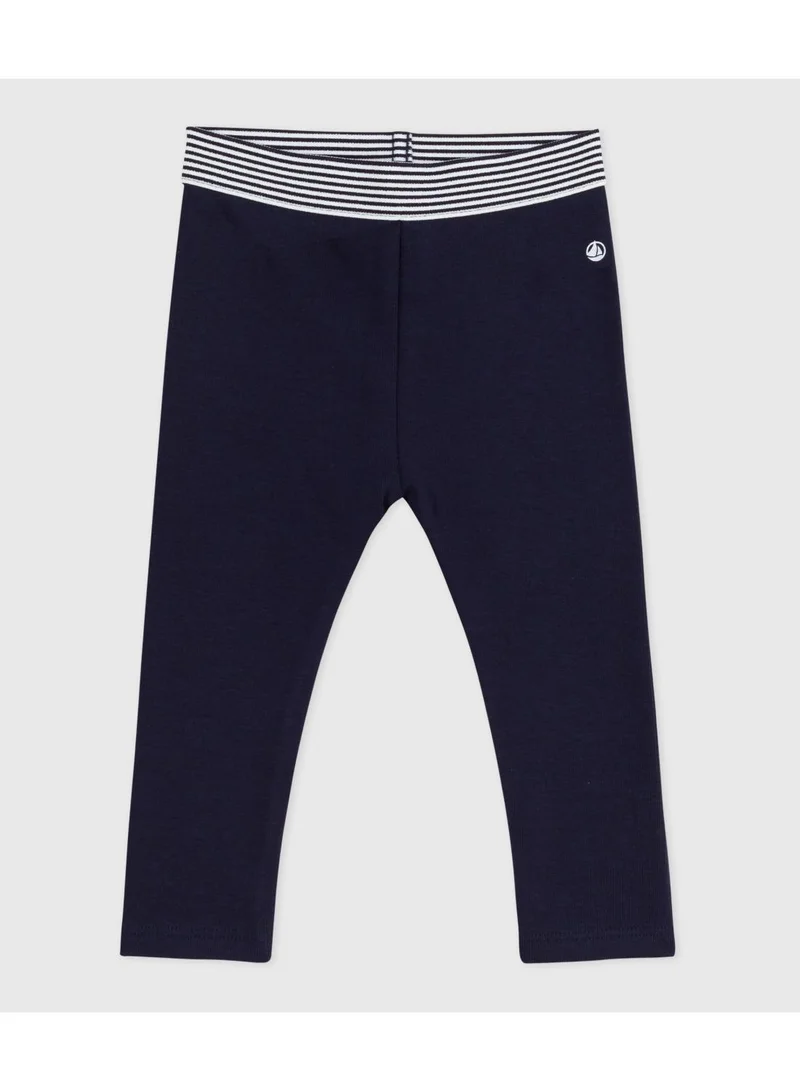 Petit Bateau Babies' thick plain cotton jeggings