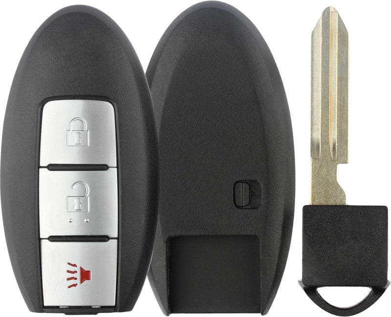 KeylessOption Keyless Entry Remote Smart Car Key Fob Shell Case Cover Valet Insert Blade for Nissan KR55WK49622 - Image 3