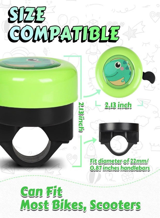 VICTGOAL Bike Bell for Kids with Loud Clear Sound, Bicycle Bell Scooter Bike Horn Ringtone Alert Cute Cycling for Toddler Children Boys Girls (Green) - Image 4