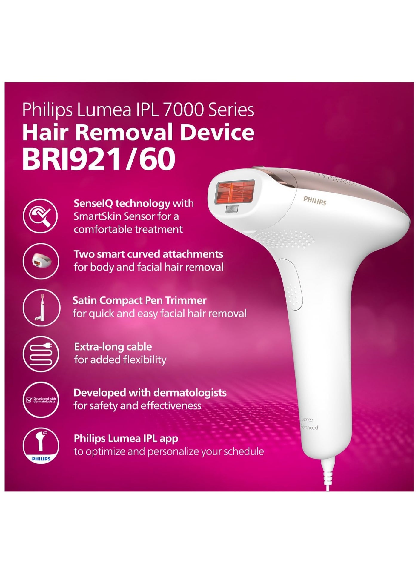 جهاز إزالة الشعر لوميا سلسلة