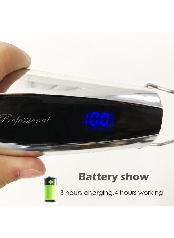 NIBEMINENT Electric Shaver Hair Clipper Black/Silver 15 x 4cm - Image 3