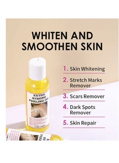 MOOYAM Yellow Peeling Oil 110ml Super Strength Dead Skin Remover Skin Moisturizing Hydrating Butter Peeling Remove Dead Skin and Calluses on Feet and Hand Dark Spot Peeling Oil  - Image 5