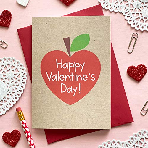 Tiny Expressions Valentines Day Cards for Teachers – 4 Pack Greeting Cards with Matching Envelopes – Perfect for Teachers, Educators, Principals, and School Staff - Image 2