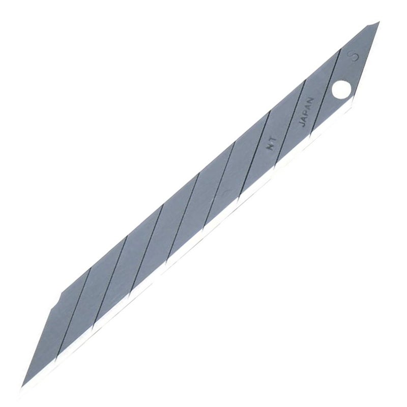NT CUTTER شفرات دقة قابلة للكسر NT CUTTER 9 مم، شفرات بزاوية 30 درجة، 100 شفرة/عبوة، 1 عبوة، أسود (BD-2000) - Image 1