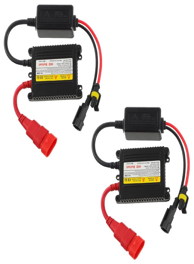 EPLZON DC 12V 55W Ultrathin HID Ballast DC Xenon Lamp Ballast Automotive Headlight Stabilizer Suitable for H1 H3 H4 H7 H11 H13 9005 9006 9007 5202 880(Pack of 2pcs) - Image 1