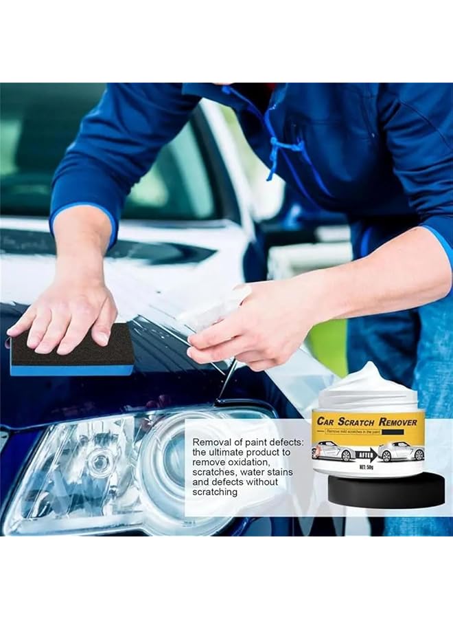Excefore Car Scratch Removal Kit, Scratch Repair High-Tech, Professional Car Scratch Repair Agent, Scratch Repair Wax For Car, Car Scratch Repair Paste, Car Scratch Repair Paste Polishing Wax (2Pcs) - Image 3