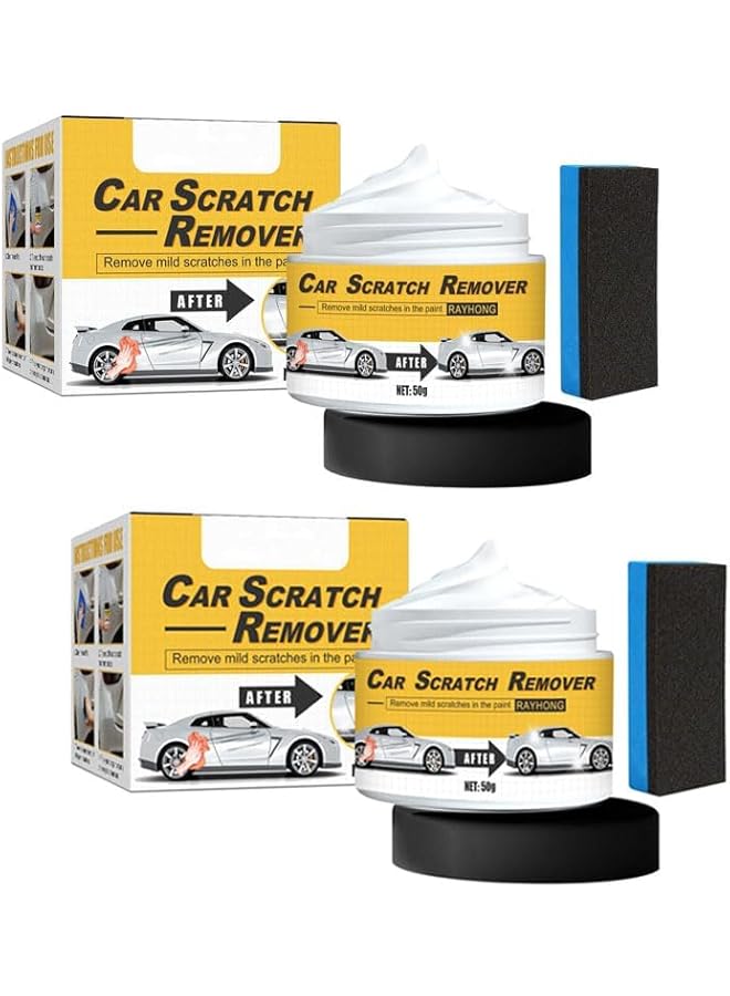 Excefore Car Scratch Removal Kit, Scratch Repair High-Tech, Professional Car Scratch Repair Agent, Scratch Repair Wax For Car, Car Scratch Repair Paste, Car Scratch Repair Paste Polishing Wax (2Pcs) - Image 1