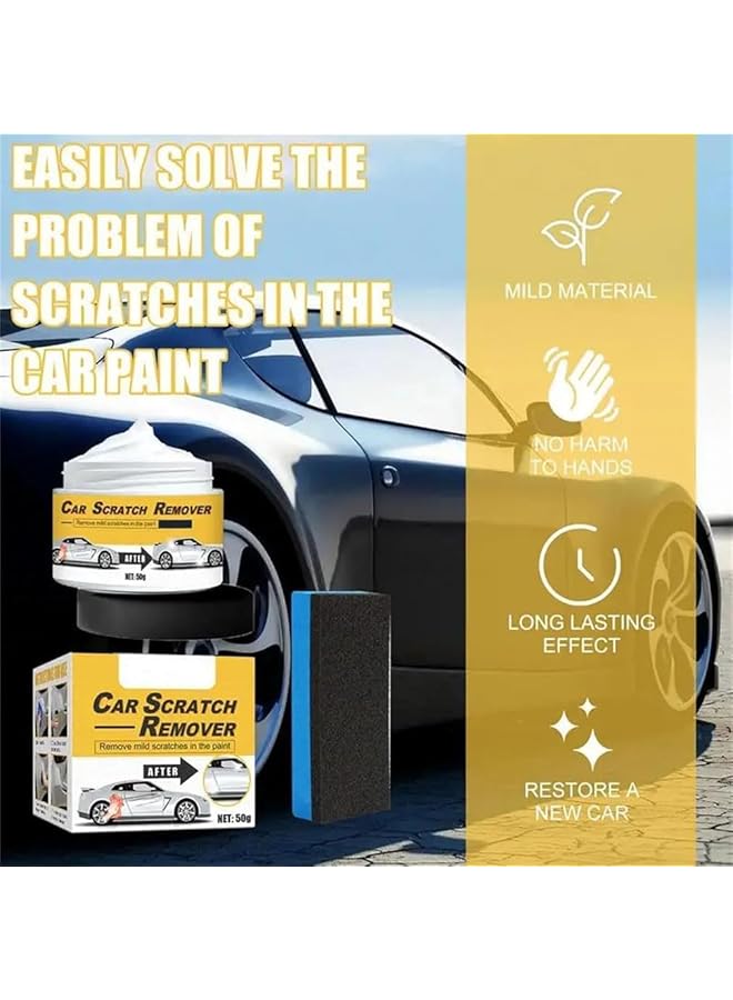 Excefore Car Scratch Removal Kit, Scratch Repair High-Tech, Professional Car Scratch Repair Agent, Scratch Repair Wax For Car, Car Scratch Repair Paste, Car Scratch Repair Paste Polishing Wax (2Pcs) - Image 4