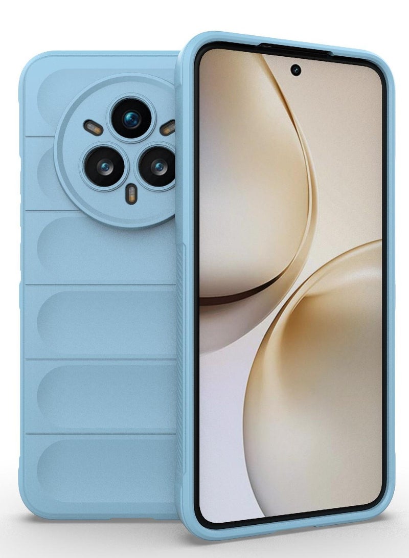 Phone case cover Magic Shield TPU + Silicone Shockproof Phone Case For  Realme 14 Pro Plus (Light Blue ) - Image 1