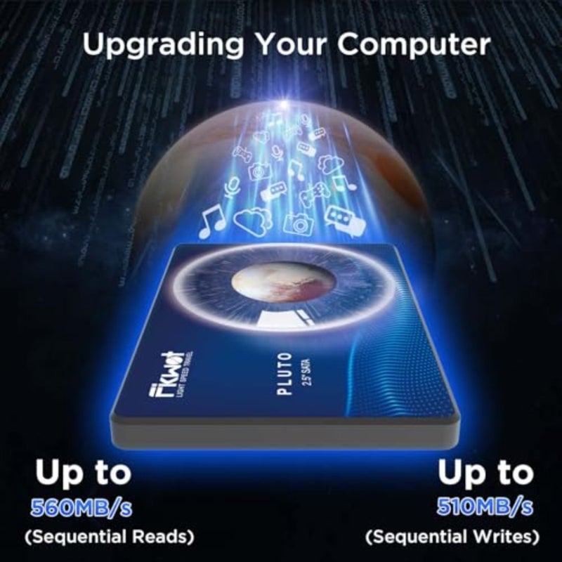 FX815 512GB SSD، 2.5 بوصة SATA SSD، محرك أقراص الحالة الصلبة الداخلي، حتى 560 ميجابايت/ثانية، 3D NAND SLC Cashe، متوافق مع الكمبيوتر المكتبي المحمول - Image 2