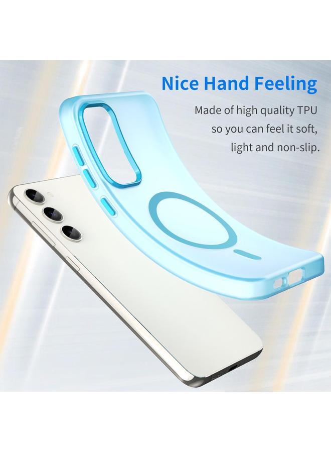 اس-توب جراب لهاتف Samsung Galaxy S23+ 5G MagSafe Frosted شفاف TPU + PC جراب هاتف بتغطية كاملة - Image 3